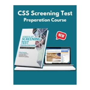 CSS Screening Test Online Preparation 2023